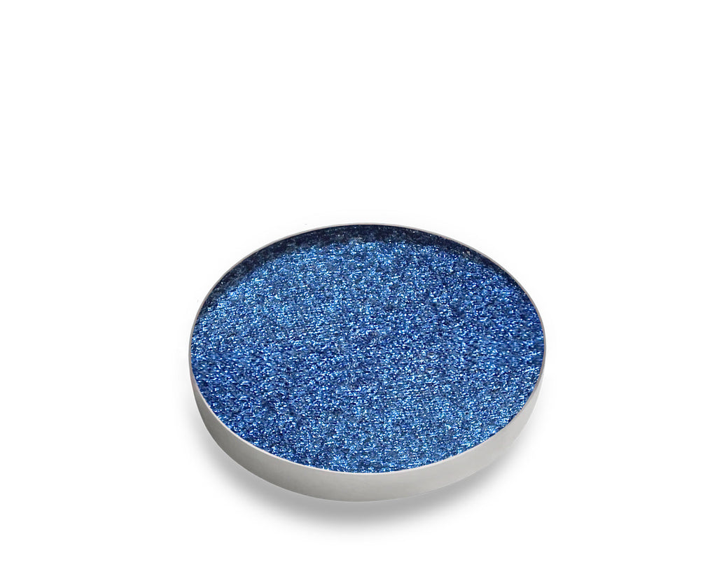 Sapphire - A bright deep metallic blue. Clean eyeshadow made with natural and organic ingredients.