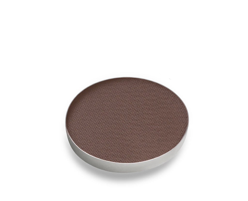 Meditation - a deep cool brown matte. Clean eyeshadow made with natural and organic ingredients.