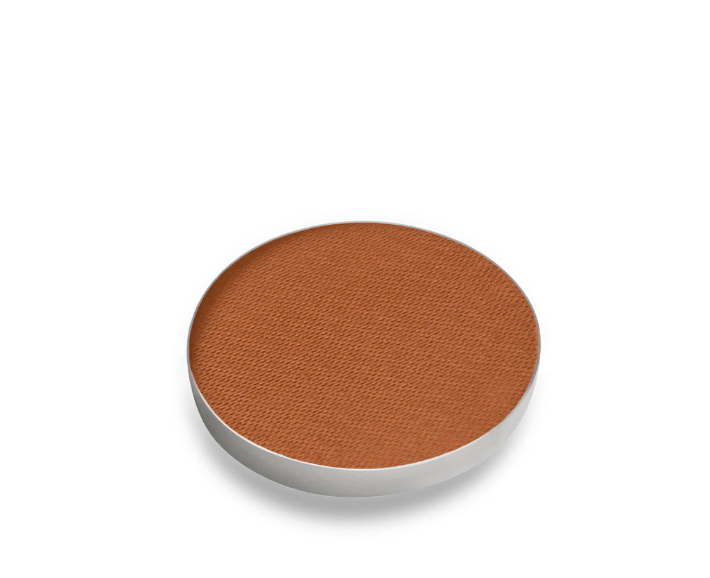 Warmth - a medium orange-brown matte. Clean eyeshadow made with natural and organic ingredients.