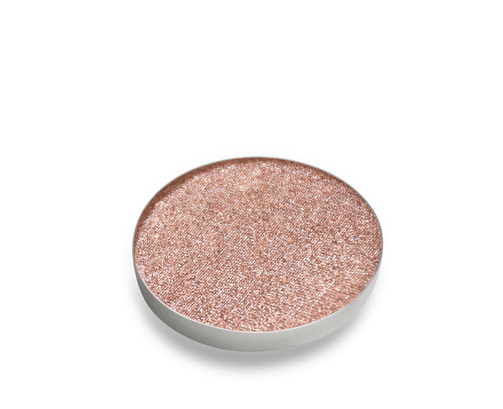Sand - A light metallic champagne. Clean eyeshadow made with natural and organic ingredients.