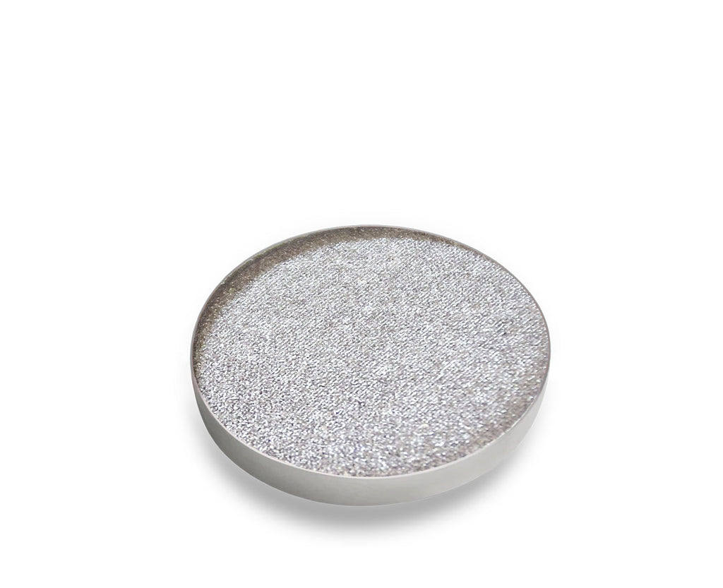 Reflection - A very light, almost white, silver metallic. Clean eyeshadow made with natural and organic ingredients.
