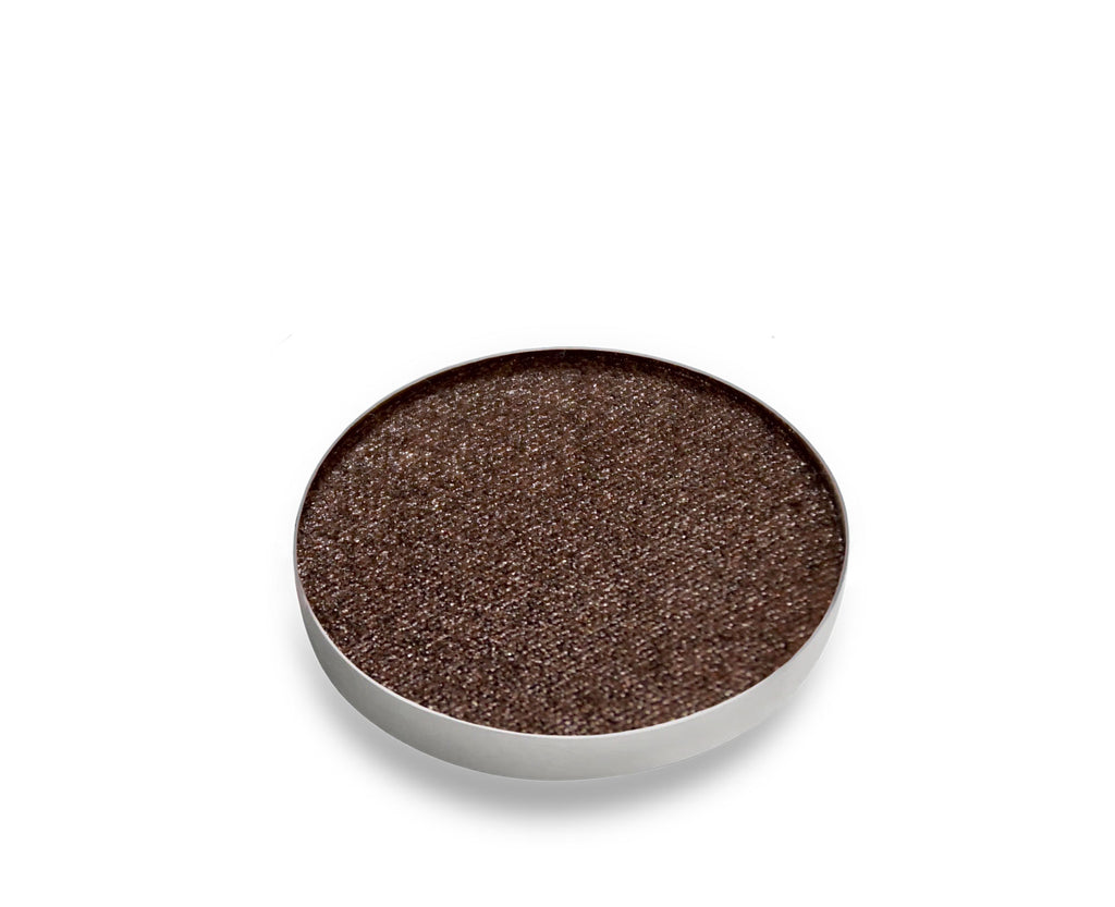 Oasis - A deep metallic brown shade with warm undertones. Clean eyeshadow made with natural and organic ingredients.